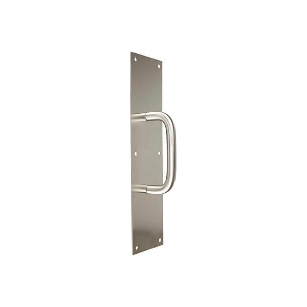 Yale Commercial Rockwood Pull Plate, 6"L x 16"H x 3/4, Satin Stainless Steel, 6" CTC 85750 - main